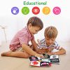 BelleStyle Libri in Tessuto Morbido per Neonati, Libro Bianco e Nero Bambino Sveglio, Libro Sensoriale Bebe Giocattoli Dattivitac e Dacveloppement Regali di Compleanno per Neonati Bambino - immagine 4