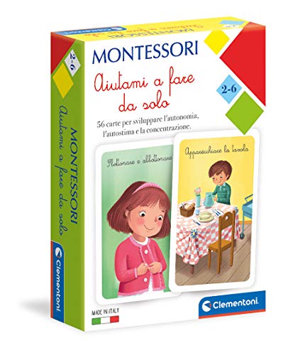 Clementoni Carte Aiutami a Fare da Solo Montessori 2 anni