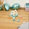 Janod - Pure Gioco A Incastro (Legno), Gioco per Apprendimento Precoce, 6 Pezzi Inclusi, Maneggiare e Costruire, Pittura Ad Acqua - Da 18 Mesi in su, J05150 - immagine 7
