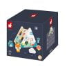 Janod - Pure Gioco A Incastro (Legno), Gioco per Apprendimento Precoce, 6 Pezzi Inclusi, Maneggiare e Costruire, Pittura Ad Acqua - Da 18 Mesi in su, J05150 - immagine 9