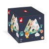 Janod - Pure Gioco A Incastro (Legno), Gioco per Apprendimento Precoce, 6 Pezzi Inclusi, Maneggiare e Costruire, Pittura Ad Acqua - Da 18 Mesi in su, J05150 - immagine 12