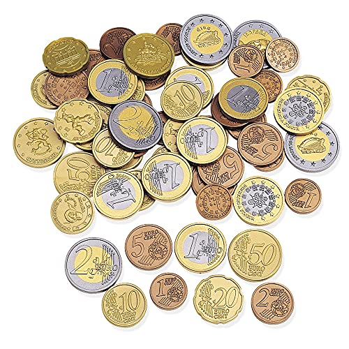 Denaro aritmetico in euro - set di soldi finti con 22 banconote e 22 monete    - Il negozio per i Materiali Montessori,  Materiali di perle, Matematica, Materiali Sensoriali