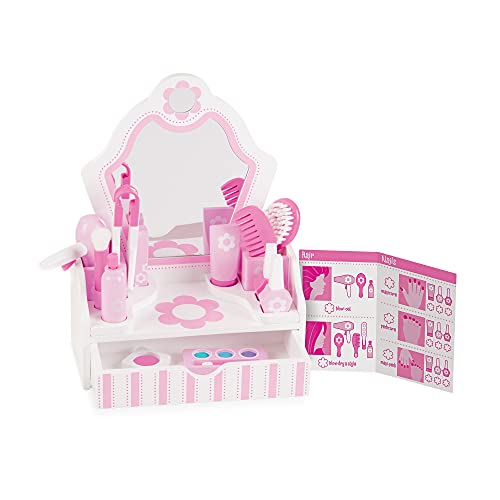 Melissa & Doug Portagioie in Legno da Decorare - Include glitter e gemme!  unisex (bambini)