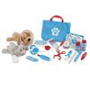 Melissa & Doug | Kit veterinario giocattolo con peluche cane e peluche gatto, valigetta veterinario e stetoscopio giocattolo | Giochi bambini 3 anni | Regalo per bambino e bambina dai 3 anni in sÃ¹ - immagine 3