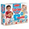 Melissa & Doug | Kit veterinario giocattolo con peluche cane e peluche gatto, valigetta veterinario e stetoscopio giocattolo | Giochi bambini 3 anni | Regalo per bambino e bambina dai 3 anni in sÃ¹