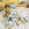 Bright Starts, Palestra di AttivitÃ  Evolutiva 5in1 - 40 palline, Arco di Gioco, 7 Giocattoli Rimovibili, 20+ Min di Luci e musica, Sviluppo Motorio, da neonato a bambino - Totally Tropical - immagine 4