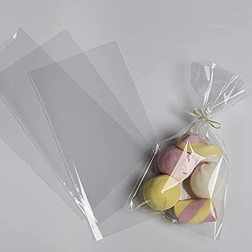 300 BUSTINE TRASPARENTI 15x25 SACCHETTI CELLOPHANE PLASTICA ALIMENTI  GIOIELLI