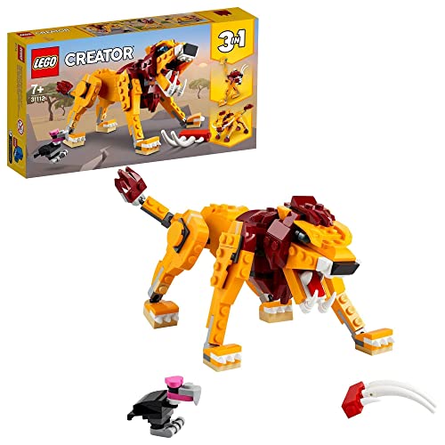 LEGO 31112 LEGO Creator Leone selvatico – Giochi e Prodotti per l'Età  Evolutiva