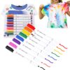 KARELLS Pennarelli Indelebili per Stoffa, Pennarelli per Tessuti e Stoffa Permanenti, 8 Colori Penne pennarelli Tessuto Indelebili per Scarpe Tela,Vestiti,Magliette,Jeans,Shirt,Iuta