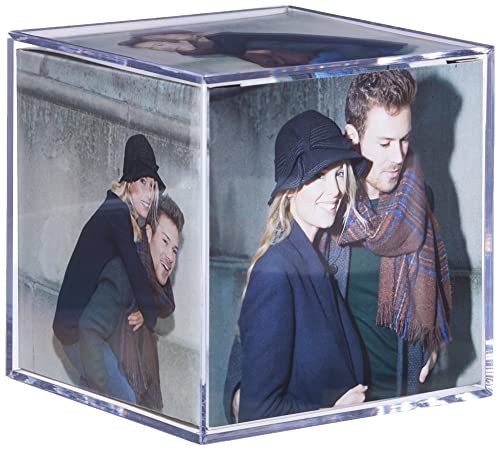 Walther Design Photo Cube 8,5 x 8,5 cm in vetro artistico