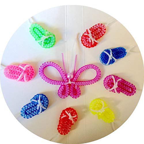 ZITFRI 200 PCS Scoubidou Fili Scubidu Fili 10 Portachiavi e 10 Ganci Snap Clip per Realizzare Bracciali Collane Portachiavi Pendenti Fai-da-Te 20 Colori - immagine 6