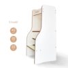 mumy easySTEP | Learning Tower Montessori Antimacchia | Regolabile a 3 livelli | Torre di apprendimento progettata e realizzata in Italia con materiali sostenibili - immagine 4