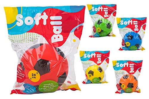 W'TOY- Pallone in Spugna Diametro, Colore Assortito, 20 cm, 38347, 14 anni to 99 anni, Giocattoli antistress + manuale - immagine 3
