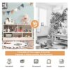 COSTWAY Libreria per Bambini e Organizer Giocattoli, Scaffale di Legno Con 5 Scompartimenti, Per Stanza dei Giochi Camera Dei Bambini Angolo di Lettura Classe Scuola Materna (Bianco) - immagine 6