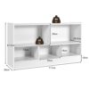 COSTWAY Libreria per Bambini e Organizer Giocattoli, Scaffale di Legno Con 5 Scompartimenti, Per Stanza dei Giochi Camera Dei Bambini Angolo di Lettura Classe Scuola Materna (Bianco) - immagine 8