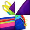 Dimoxii Gioco Paracadute Arcobaleno 8 Maniglie per Bambini Arcobaleno di Stoffa Oscillante con Un Diametro di 2M Giocattolo Paracadute Paracadute Colorato - immagine 4