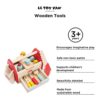 Le Toy Van - TV476 - Cassetta degli attrezzi in legno naturale certificato FSC gioco bambino 3 anni, 11 accessori inclusi, senza plastica, favorisce lo sviluppo delle abilità motorie fini - immagine 7