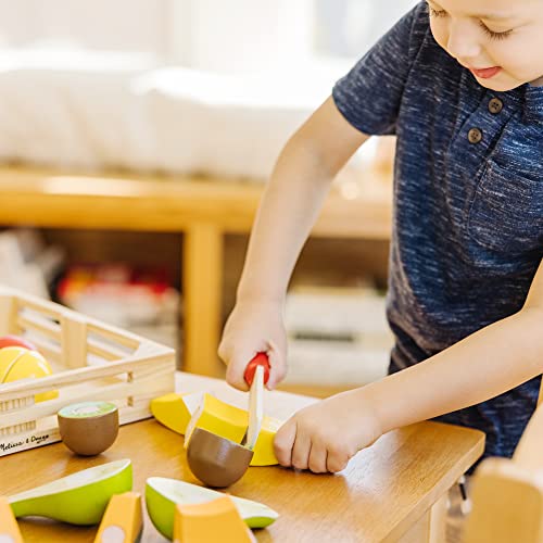 Melissa & Doug Frutta Da Tagliare In Legno, Giocattoli di Ruolo, Cibo da Gioco, 3+ Anni, Gioco Montessori, Regali per Bambino e Bambina - immagine 6