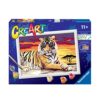 Ravensburger - Creart Serie D Tigre | Kit Pittura Bambini | Dipingere Con I Numeri Include Tutto Il Necessario | Giochi Bambini 9 Anni O Più | Creart 9 Anni