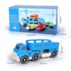 kramow 4 in 1 Camion giocattolo per bambini,Trasportatore auto Veicoli da Cantiere giocattoli,Natale Compleanno Regalo Giocattolo bambino 2 3 4 anni - immagine 5