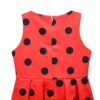 Lito Angels Vestito da Ladybug Coccinella per Bambina Gonna in Nera a Pois Festa di Compleanno e Halloween - immagine 5