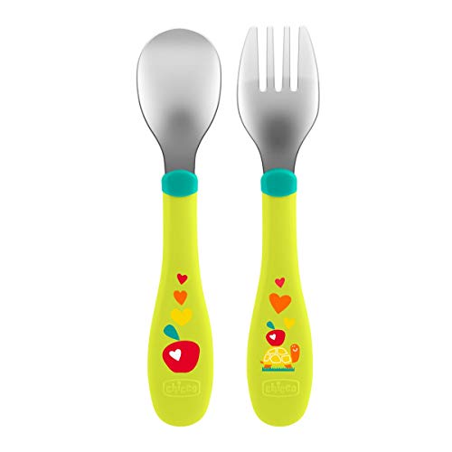 Tazze Piatti Utensili 2 Pezzi / Set Cucchiaio Bambini Forchetta PP