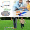 3in1 Hover Calcio Hockey Giocattoli Palle per Bambini Set Luce Notturna a Stella USB Ricaricabile Aria Galleggiante Interno Esterno Sport Giochi Regalo per 6-16 Ragazzi Ragazze Compleanno Natale - immagine 3