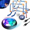 3in1 Hover Calcio Hockey Giocattoli Palle per Bambini Set Luce Notturna a Stella USB Ricaricabile Aria Galleggiante Interno Esterno Sport Giochi Regalo per 6-16 Ragazzi Ragazze Compleanno Natale