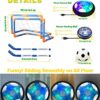 3in1 Hover Calcio Hockey Giocattoli Palle per Bambini Set Luce Notturna a Stella USB Ricaricabile Aria Galleggiante Interno Esterno Sport Giochi Regalo per 6-16 Ragazzi Ragazze Compleanno Natale - immagine 6