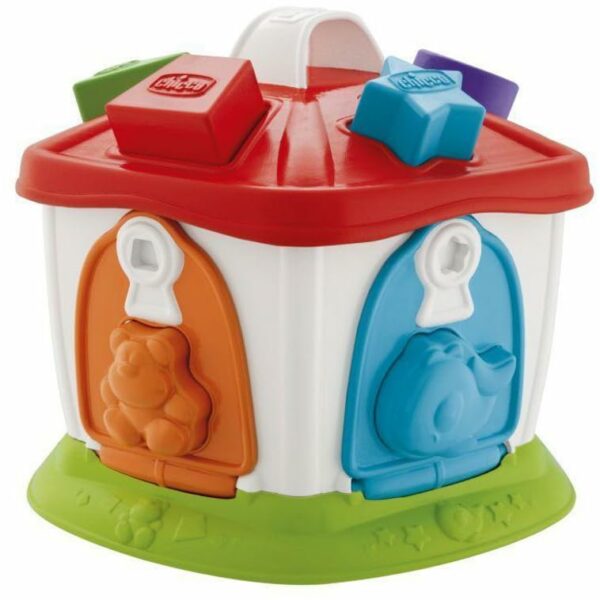 Chicco Cottage Degli Animali 2in1, Gioco a Incastri con Livelli Crescenti di DifficoltÃ , Gioco Educativo con Chiavi Colorate e Formine in Plastica - Giochi per Bambini 1-4 Anni - immagine 3