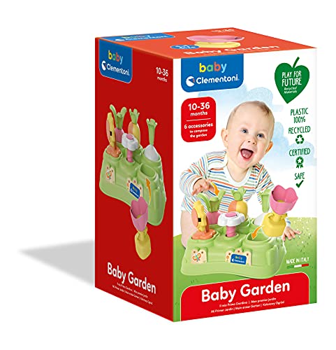 Clementoni - Banchetto in Plastica con 6 Elementi da Inserire, Baby Garden, Gioco per Bambini per Lo Sviluppo di Coordinazione e Manualità, Regalo Bambini 0-36 Mesi, 17277 - immagine 3