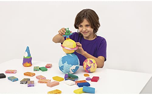 Jovi - PLASTILINA, Pasta da modellare a base vegetale, 10 x 50 grammi, Multicolore, Colori vivaci e grande plasticità, Senza glutine, Ideale per bambini a partire dai 2 anni (70/10S) - immagine 5
