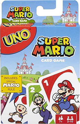 Mattel Games – UNO Versione Super Mario Bros, Gioco di Carte per