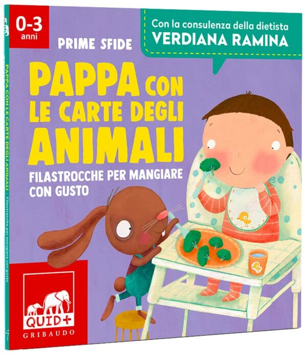 Pappa con le carte degli animali. Filastrocche per mangiare con gusto. Ediz. a colori. Con 35 carte. Con libro-guida riservato agli adulti - immagine 4