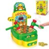 VATOS Acchiappa la Talpa,Mini-Giocattolo elettronico Arcade,Giocattolo Fornito di Monete e di 2 martelli Giocattolo,Gioco interattivo per i Bambini e Bambini di età Compresa tra 3-6 Anni