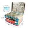 AQUARIUS Grateful Dead Fun Box â Robusta scatola di latta con manico in plastica e copertina frontale in rilievo, licenza ufficiale Grateful Dead Merchandise e regalo da collezione per bambini, - immagine 3