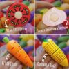Airlab Cucina Giocattolo per Bambini Bambino, Giochi Accessori Cibo Cucina, Verdura Frutta Tagliare in Legno, Giocattolo Educativo Montessori, Regalo Compleanno Pasqua Halloween Natale Ragazzo Ragazza - immagine 4