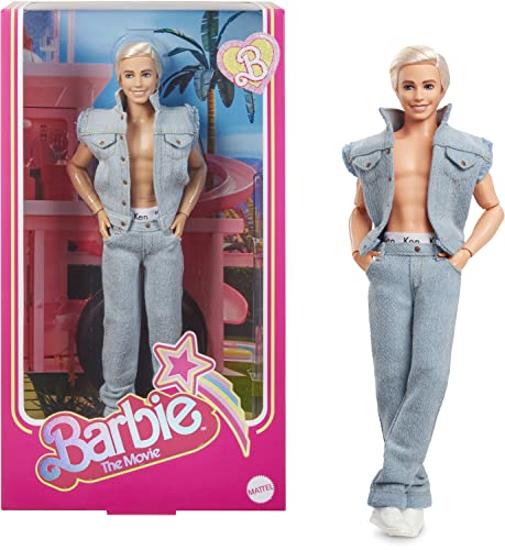 Barbie The Movie – ​Ken, Bambola del Film Barbie da Collezione con Completo  di Jeans Coordinato e Intimo Originale Ken, HRF27 – Giochi e Prodotti per  l'Età Evolutiva