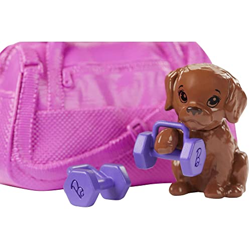 Barbie Wellness Playset Sport con Bambola e Accessori, Giocattolo per Bambini 3+ Anni, GJG57 - immagine 4