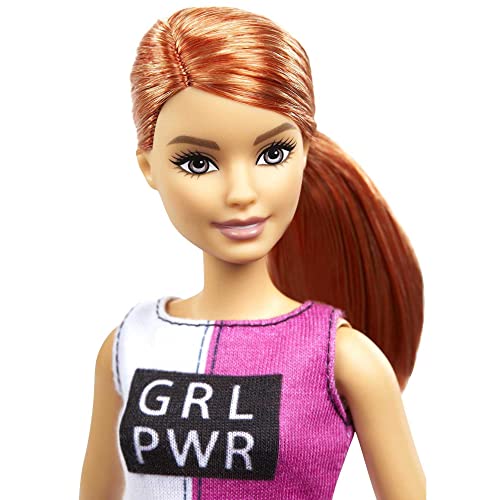Barbie Wellness Playset Sport con Bambola e Accessori, Giocattolo per Bambini 3+ Anni, GJG57 - immagine 5