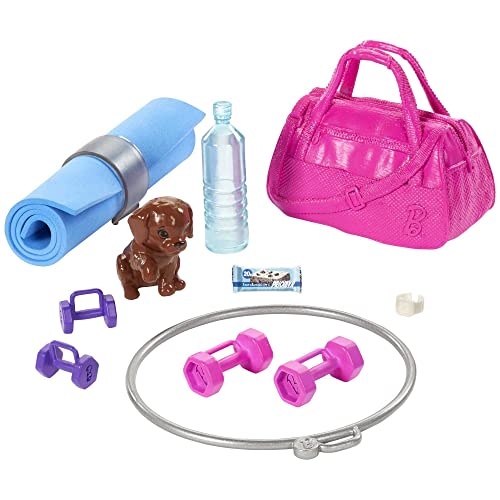 Barbie Wellness Playset Sport con Bambola e Accessori, Giocattolo per Bambini 3+ Anni, GJG57 - immagine 6