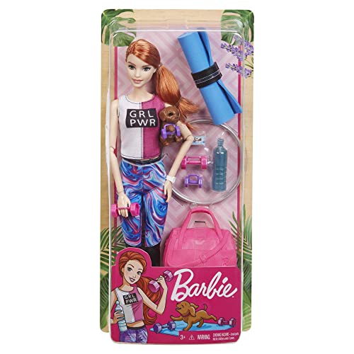 Barbie Wellness Playset Sport con Bambola e Accessori, Giocattolo per Bambini 3+ Anni, GJG57 - immagine 7