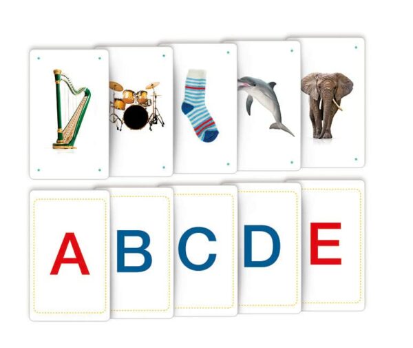 Clementoni Sapientino Montessori - Alfabeto Tattile, Gioco Educativo per Bambini 3-6 Anni, Carte Educative con Lettere e Immagini, Metodo Montessoriano, Made in Italy, Lingua Italiana, 16723 - immagine 3