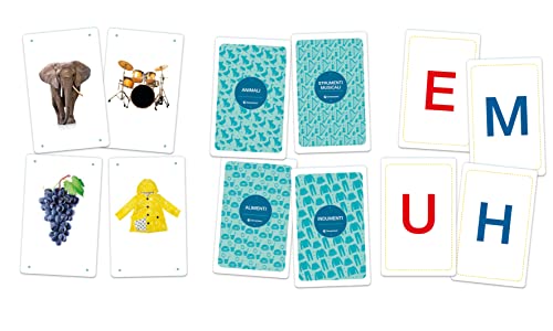 Clementoni Sapientino Montessori - Alfabeto Tattile, Gioco Educativo per Bambini 3-6 Anni, Carte Educative con Lettere e Immagini, Metodo Montessoriano, Made in Italy, Lingua Italiana, 16723 - immagine 5