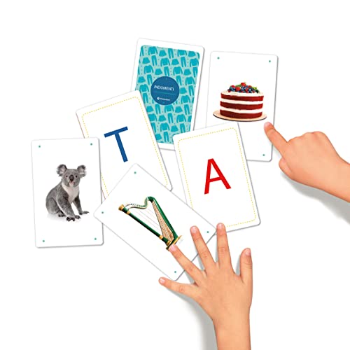 Clementoni Sapientino Montessori - Alfabeto Tattile, Gioco Educativo per Bambini 3-6 Anni, Carte Educative con Lettere e Immagini, Metodo Montessoriano, Made in Italy, Lingua Italiana, 16723 - immagine 7