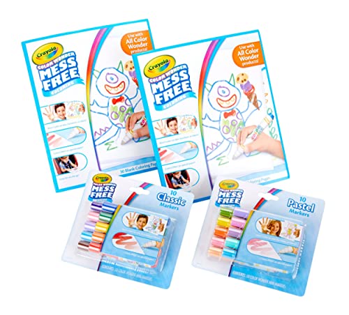 CRAYOLA Color Wonder - Kit da colorare per Bambini, 80 Pezzi, per