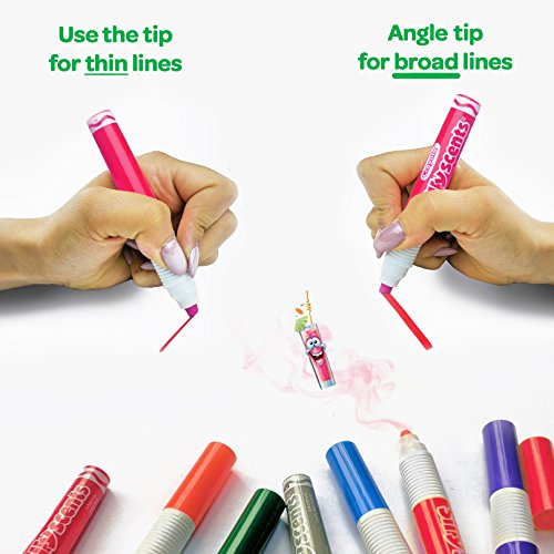 Crayola Silly Scents Wedge Tip Washable Markers-12 Colors - immagine 7