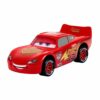 Mattel Disney Pixar CARS Veicoli Scattanti - Saetta McQueen, macchina da spingere con occhi e bocca che si muovono e cambiano espressione, ispirato al film, giocattolo per bambini, 3+ anni, HPH64