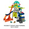 Fisher-Price, Little People, Mega Torre Scontri e Sfide, Pista con Veicoli Giocattolo per Bambini 18+Mesi, GMJ12 - immagine 6