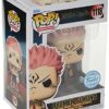 Funko Jujutsu Kaisen Pop & Buddy! Animazione Figura in Vinile Sukuna w/Cuore 9 cm - immagine 4